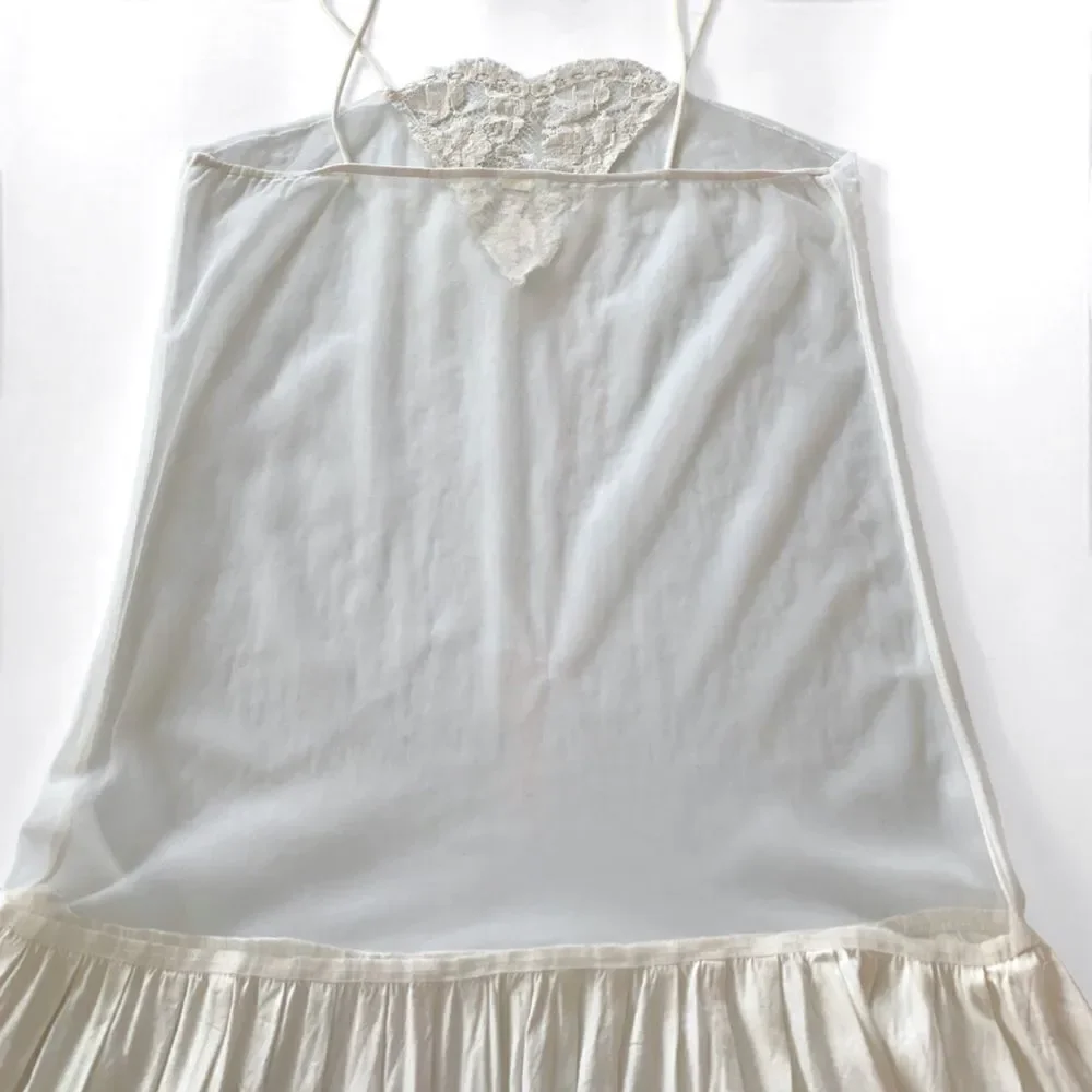 Vintage Sheer Lace Slip Dress - Picture 6 of 8